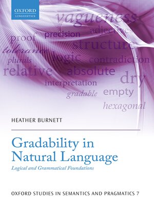 cover image of Gradability in Natural Language